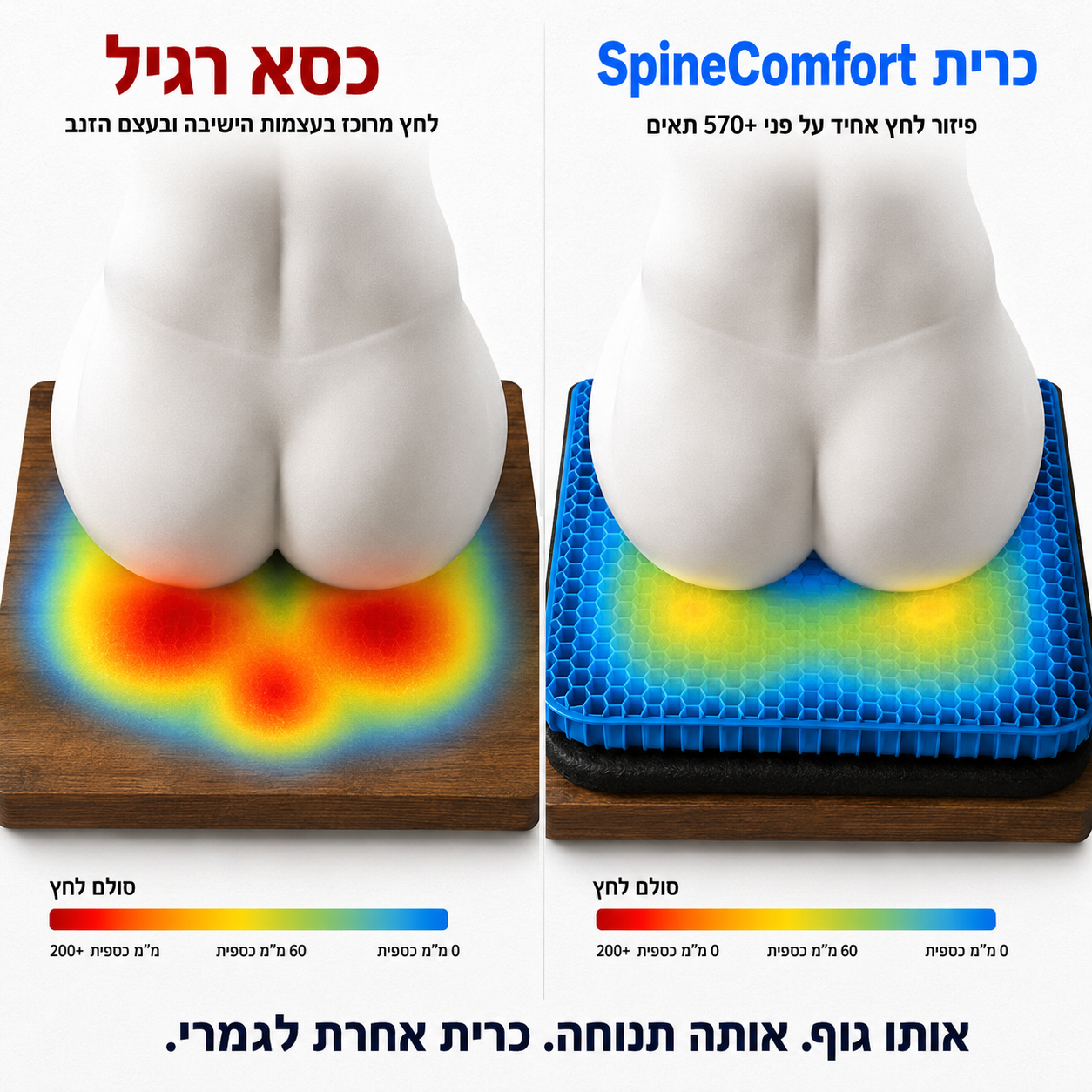 Velora SpineComfort™ - הפיתרון הביתי לסיאטיקה וכאבי גב